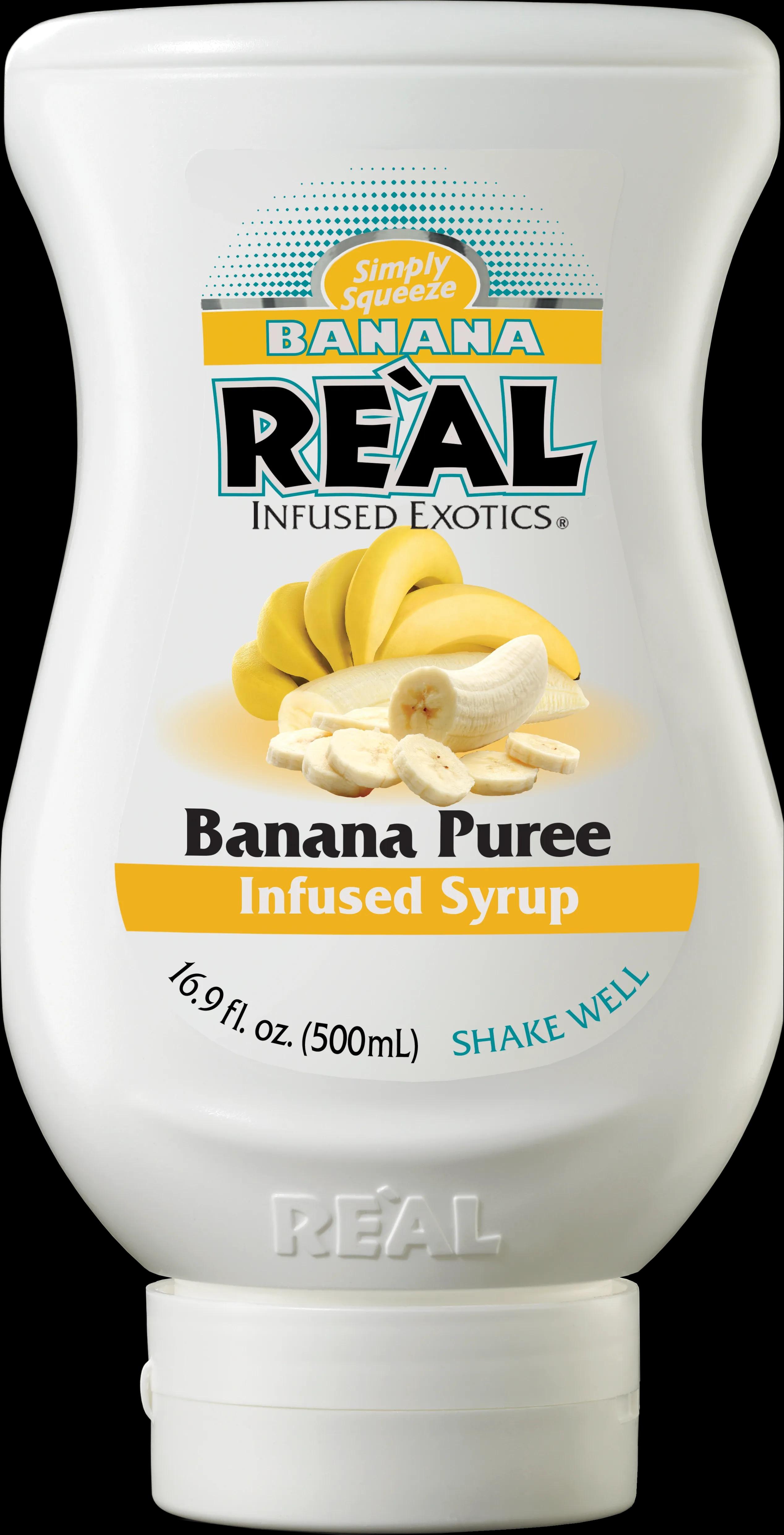 REAL BANANA Banánový sirup, 500 ML