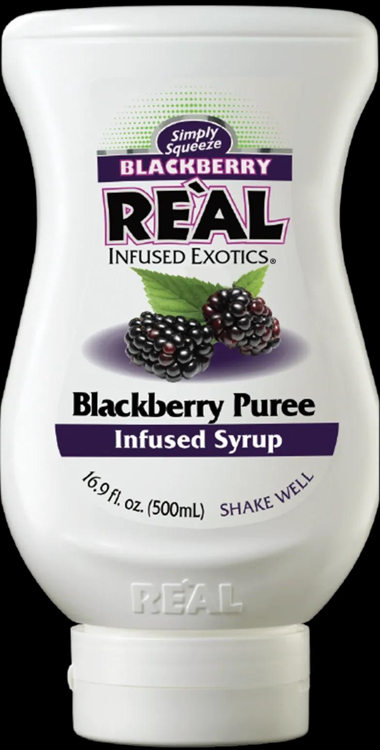 REAL BLACKBERRY Ostružinový sirup, 500 ML