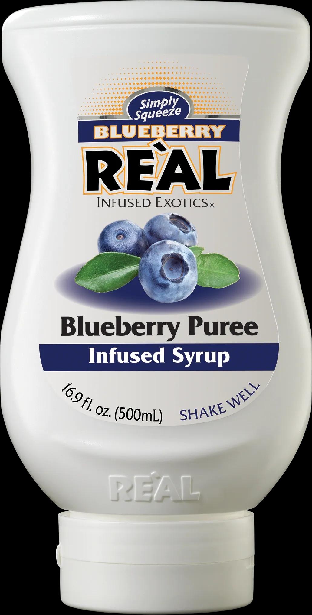 REAL BLUEBERRY Borůvkový sirup, 500 ML