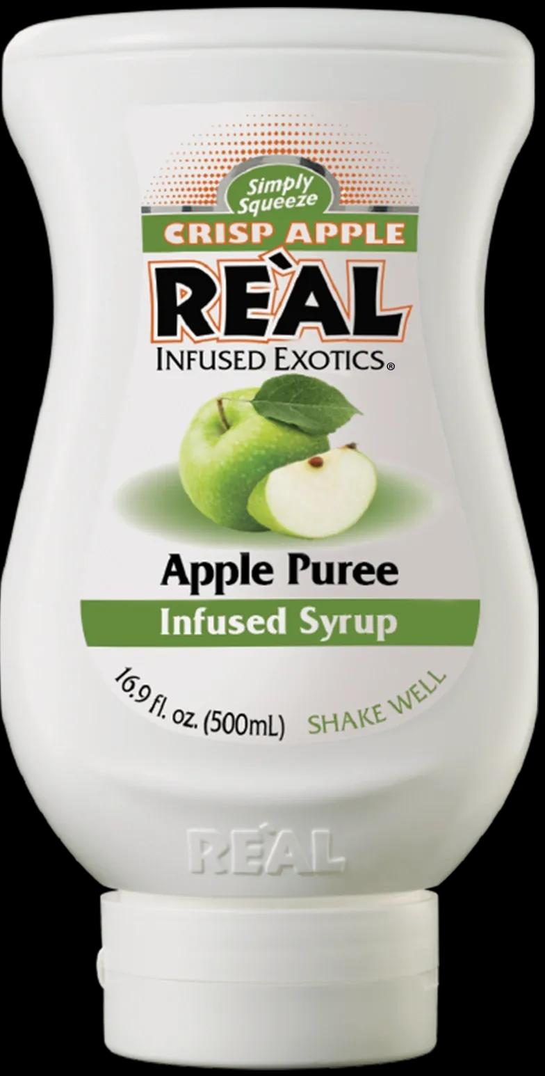 REAL CRISP APPLE Zelené jablko sirup, 500 ML