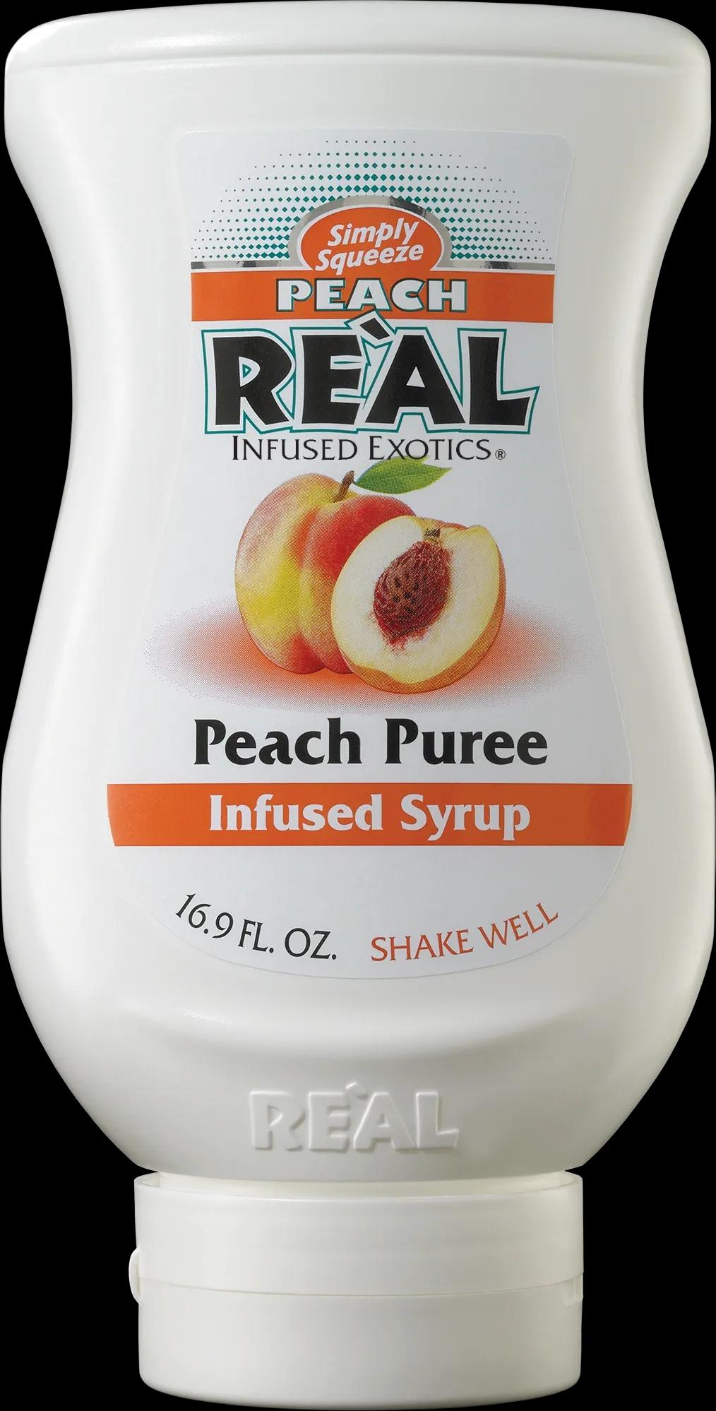 REAL PEACH Broskvový sirup, 500 ML